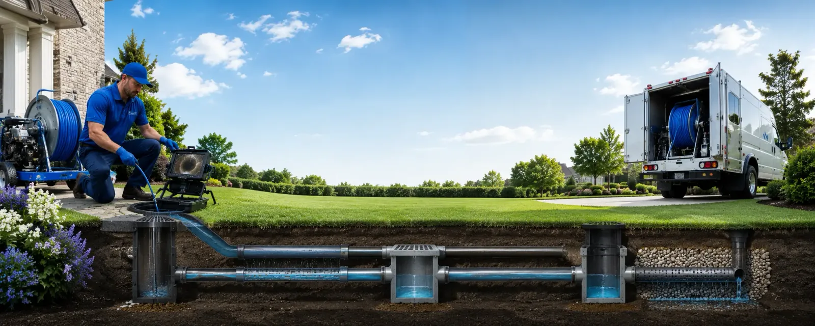 Outdoor drain cleaning information for Glencoe, MN